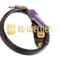 Пальник для напівавтоматичного зварювання Parweld PRO-2400 (4 кнопки), 5м