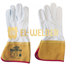 Краги зварювальні рукавиці аргонщика SUPER TIG RED MOST