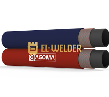 Рукав для газозварки AGOMA 6+6 подвійний для кисню +ацетилену.